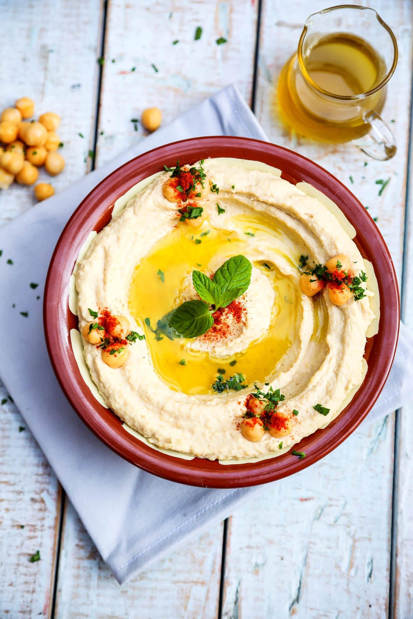 Hummus Recipe (The Traditional Tasty Way) - Chef Tariq